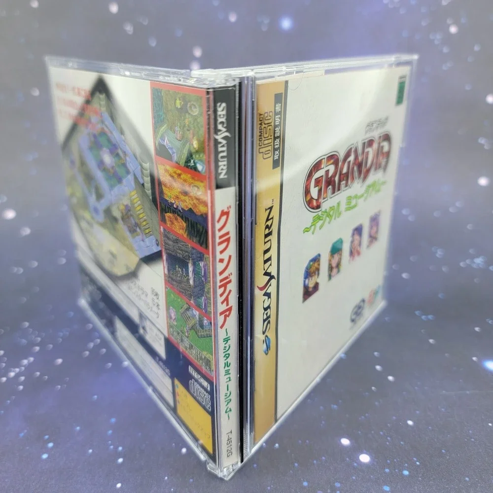 Grandia Digital Museum (Sega Saturn, 1998) JAPANESE Video Game CIB Complete 0164